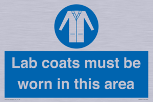 Lab coats must be worn in this area